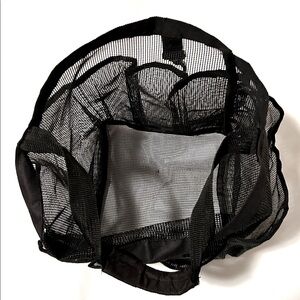 Black Mesh  shower caddy Tote Bag